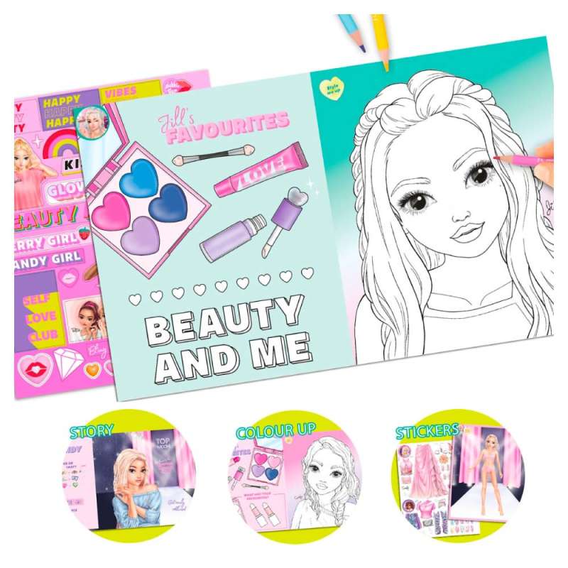 TOPModel Malbuch BEAUTY FUN - malen