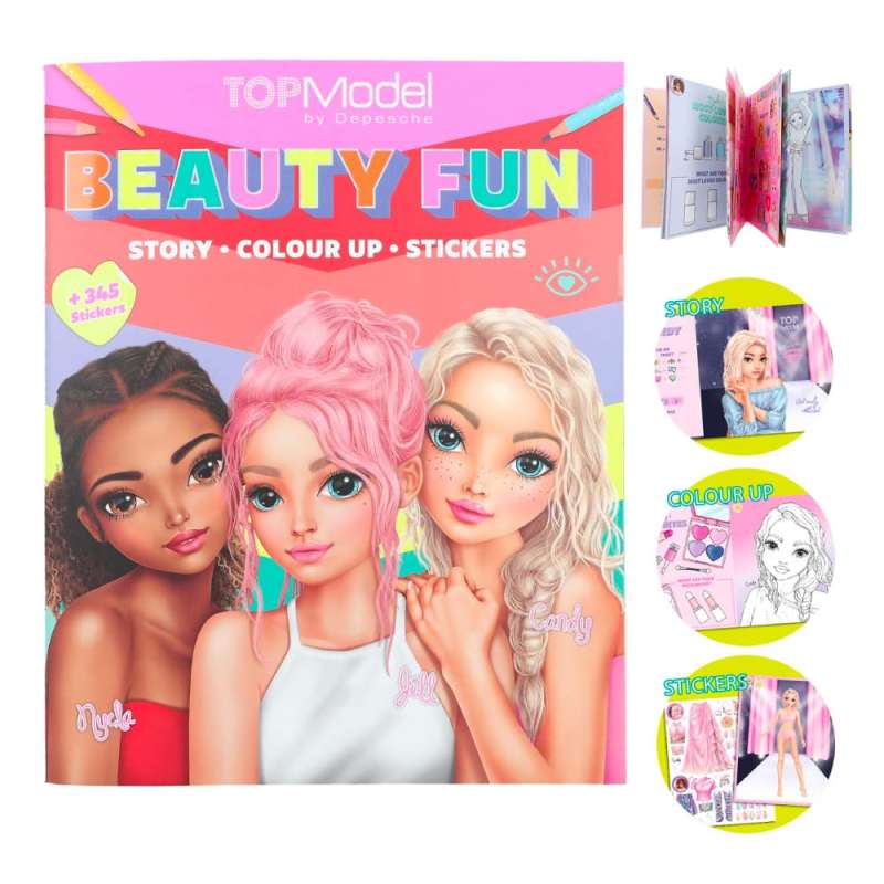 TOPModel Malbuch BEAUTY FUN