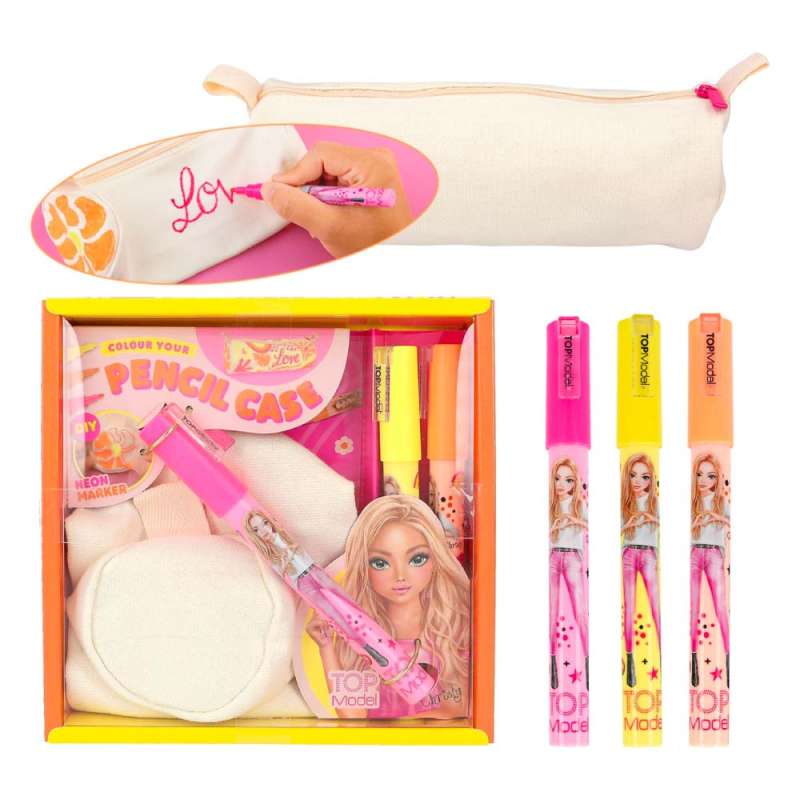 TOPModel Colour your Pencil Case Federtasche