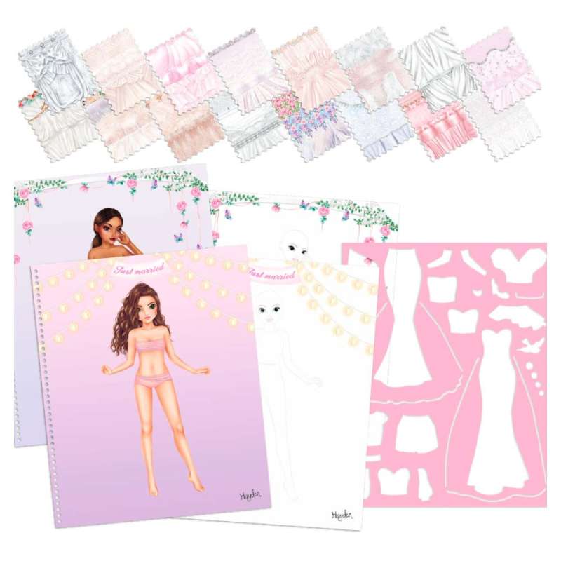 Create your TOPModel Wedding Special Malbuch - Beispiel