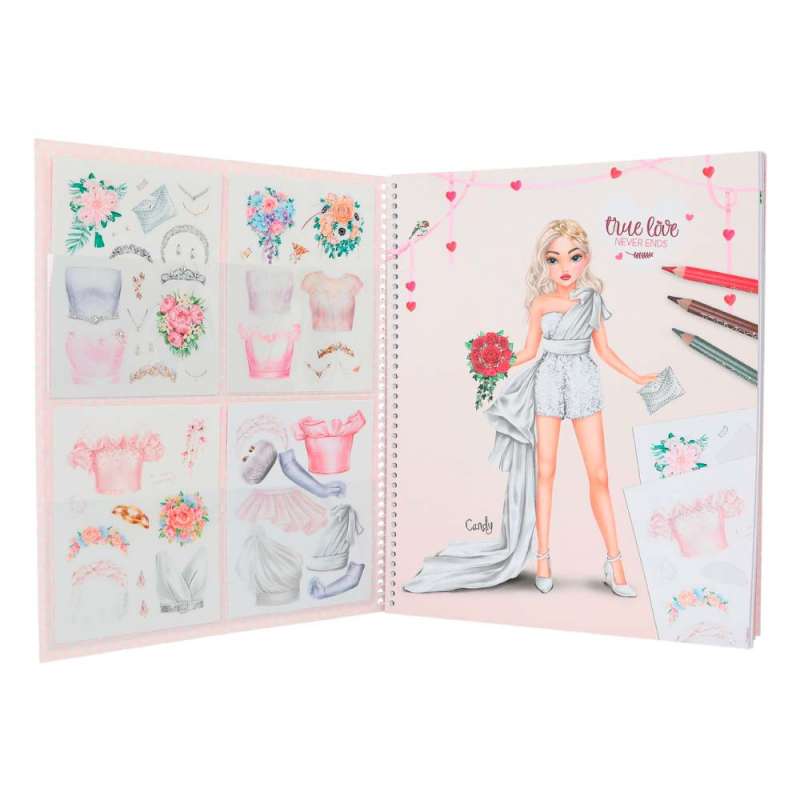 Create your TOPModel Wedding Special Malbuch - Seite