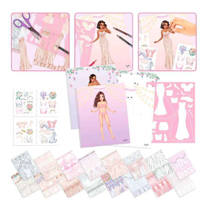 Create your TOPModel Wedding Special Malbuch - Seiten malen