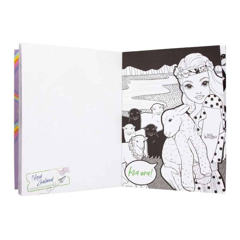 TOPModel Colour & Design Book - ausmalen
