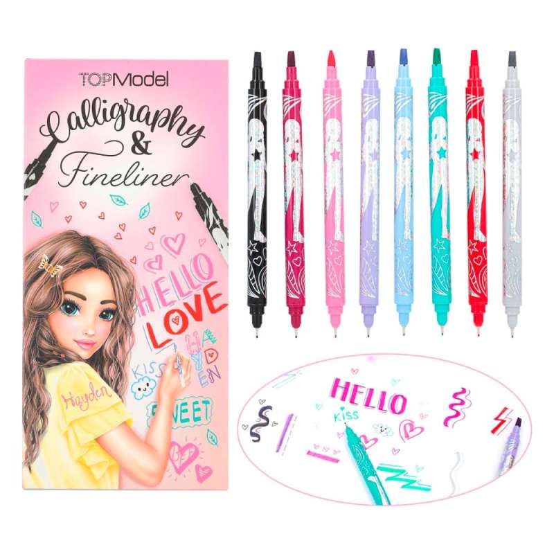 TOPModel Kalligraphy und Fineliner Set