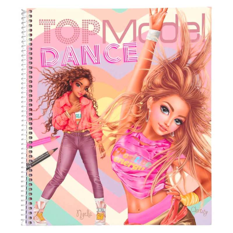 TOPModel DANCE Malbuch - Front