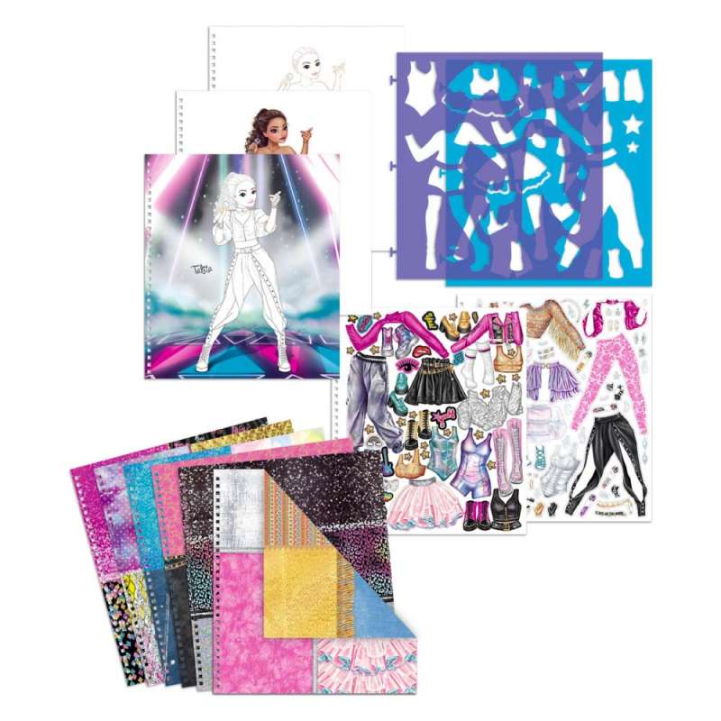 TOPModel POPSTAR Malbuch - Sortiment