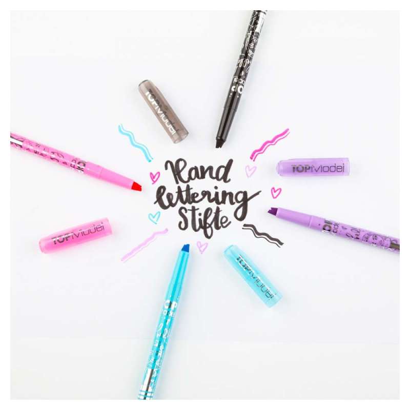 TOPModel Handlettering Stifte Set - Buntstifte