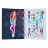 TOPModel Neon Doodle Malbuch-Set - malen