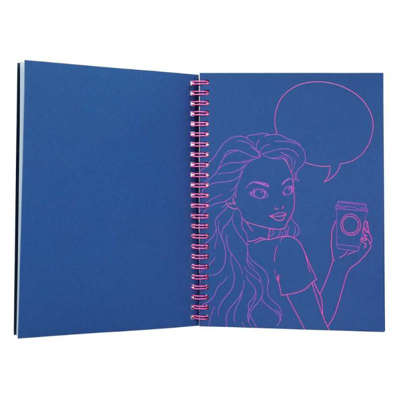 TOPModel Neon Doodle Malbuch-Set - Seite