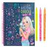 TOPModel Neon Doodle Malbuch-Set