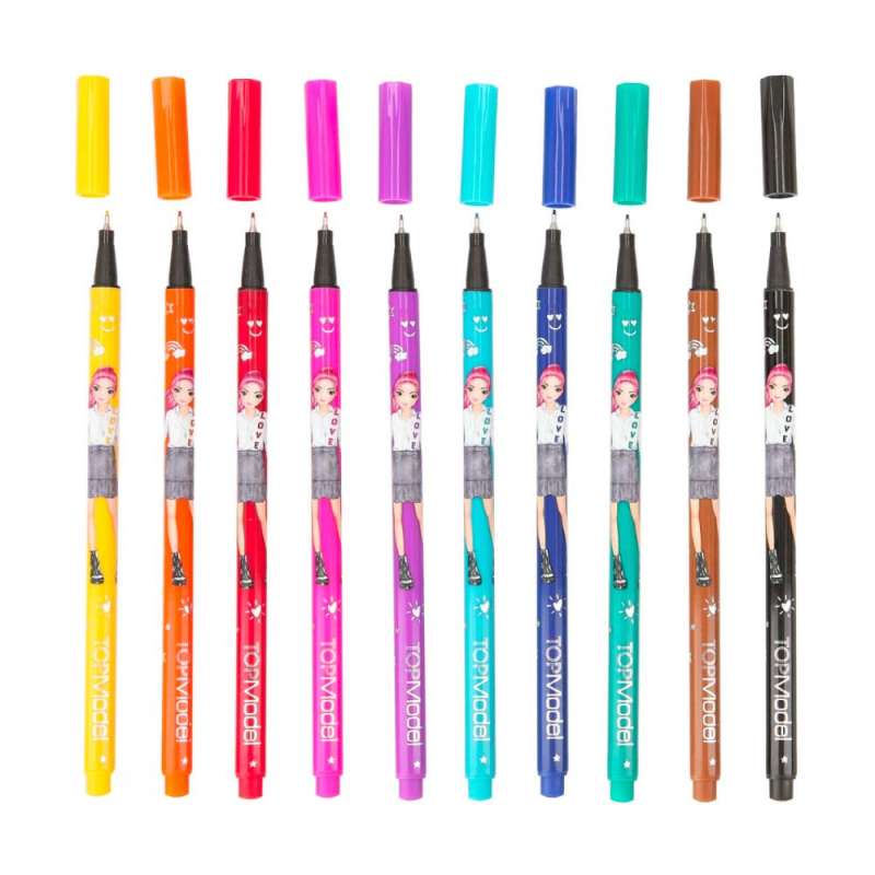 TOPModel Fineliner-Set - Kappe