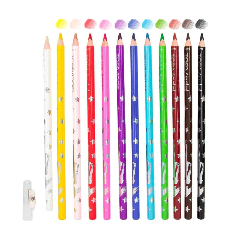 TOPModel Basic Buntstifte Set 12 Farben - Stifte