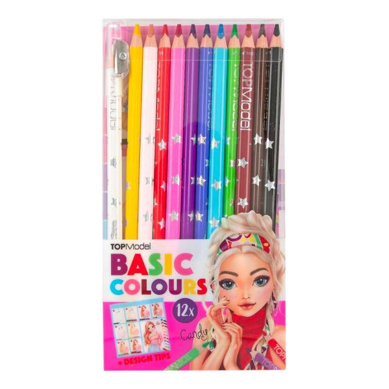 TOPModel Basic Buntstifte Set 12 Farben - Front