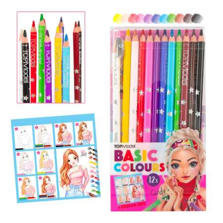 TOPModel Basic Buntstifte Set 12 Farben
