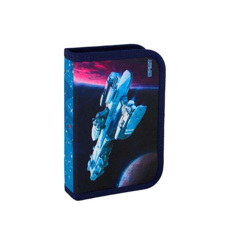SPIRIT Federmäppchen für Jungen 1-Zip 28-teilig - SPACE