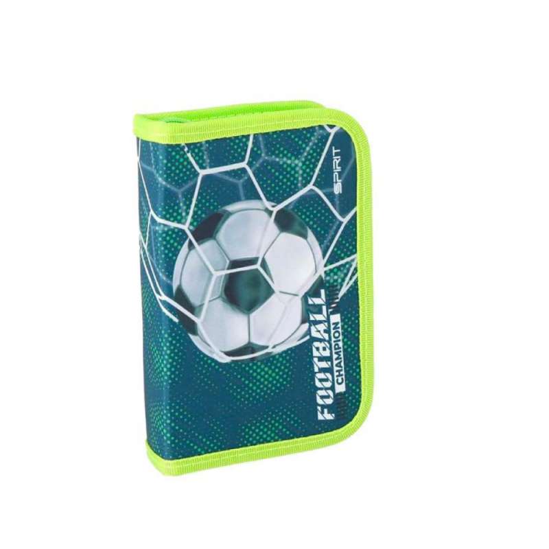 SPIRIT Federmäppchen für Jungen 1-Zip 28-teilig - Football Champion2