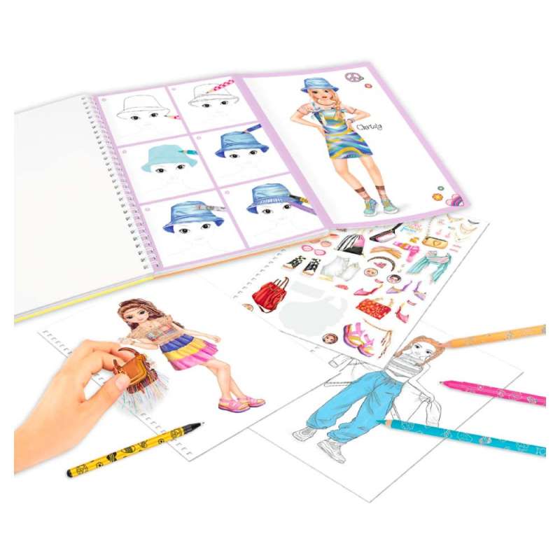 TOPModel Malbuch-Set - malen
