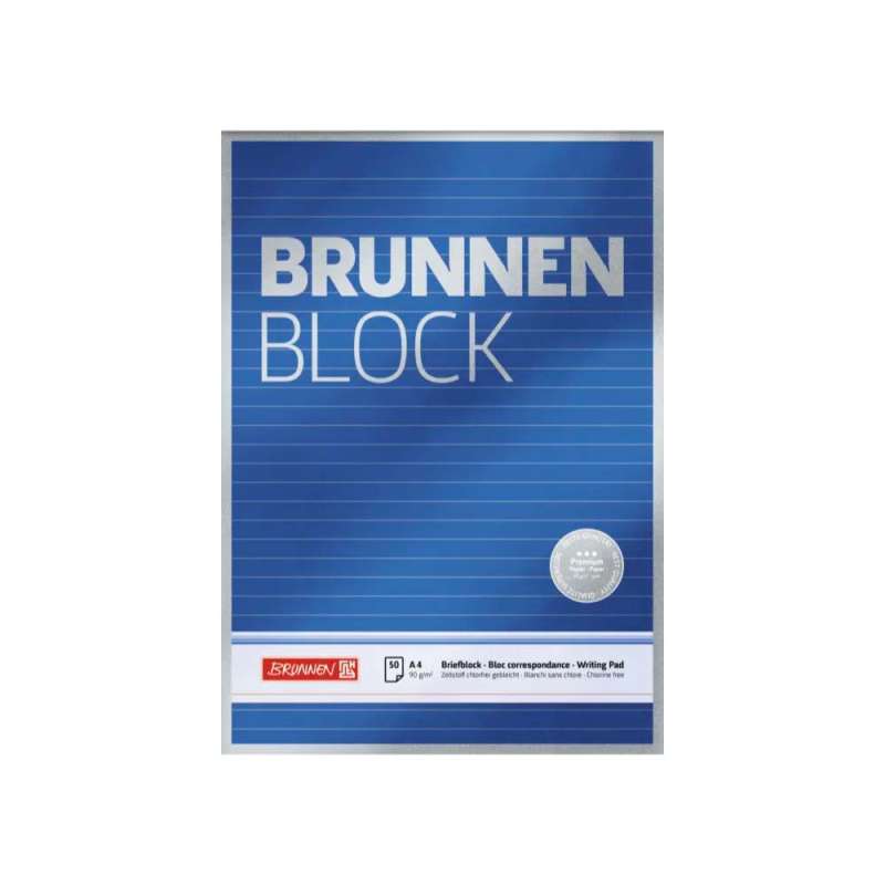 Brunnen Briefblock „BRUNNEN-Block“ DIN A4 - liniert