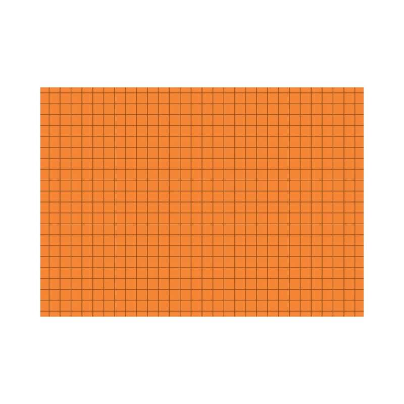 BRUNNEN Karteikarten verschiedene Größen und Farben A6, 5 mm kariert, orange
