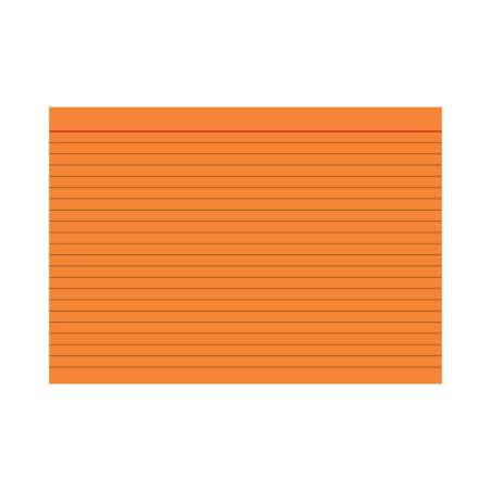 BRUNNEN Karteikarten verschiedene Größen und Farben A5, liniert, orange