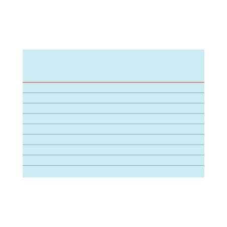 BRUNNEN Karteikarten verschiedene Größen und Farben A7, liniert, blau