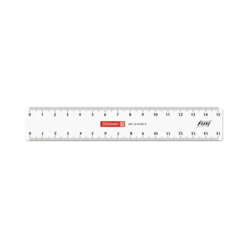 BRUNNEN Flexi-Lineal in 15 cm, 20 cm und 30 cm glasklar - 15cm