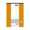 BRUNNEN KIESER-Block Zeichenblock  in 25 und 50-Blatt - liniert und kariert - A4 Lineatur 1