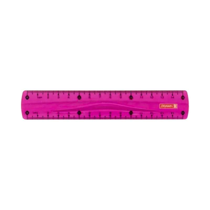 BRUNNEN Lineal Colour - in 15 cm und 30 cm - verschiedene Farben - pink 15cm
