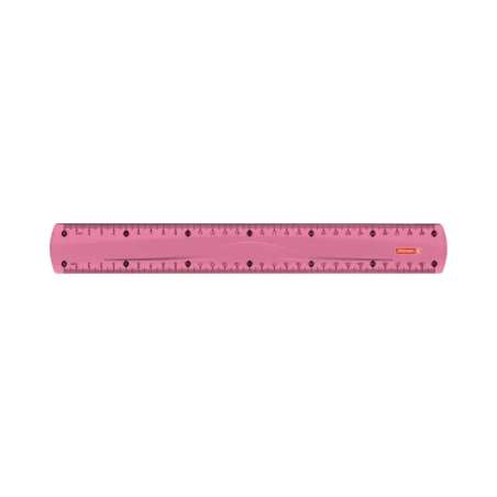 BRUNNEN Lineal Colour - in 15 cm und 30 cm - verschiedene Farben - tulip 30cm