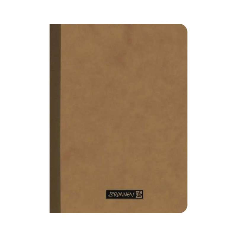 BRUNNEN Notizbuch Premium FACT!plus Kladde - A4, A5 und A6 - in verschiedenen Farben - braun A6