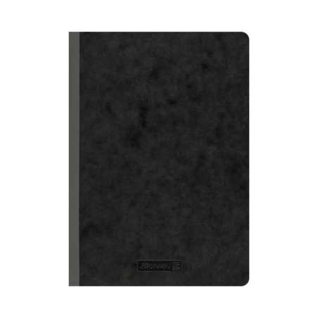 BRUNNEN Notizbuch Premium FACT!plus Kladde - A4, A5 und A6 - in verschiedenen Farben - A5, kariert, schwarz