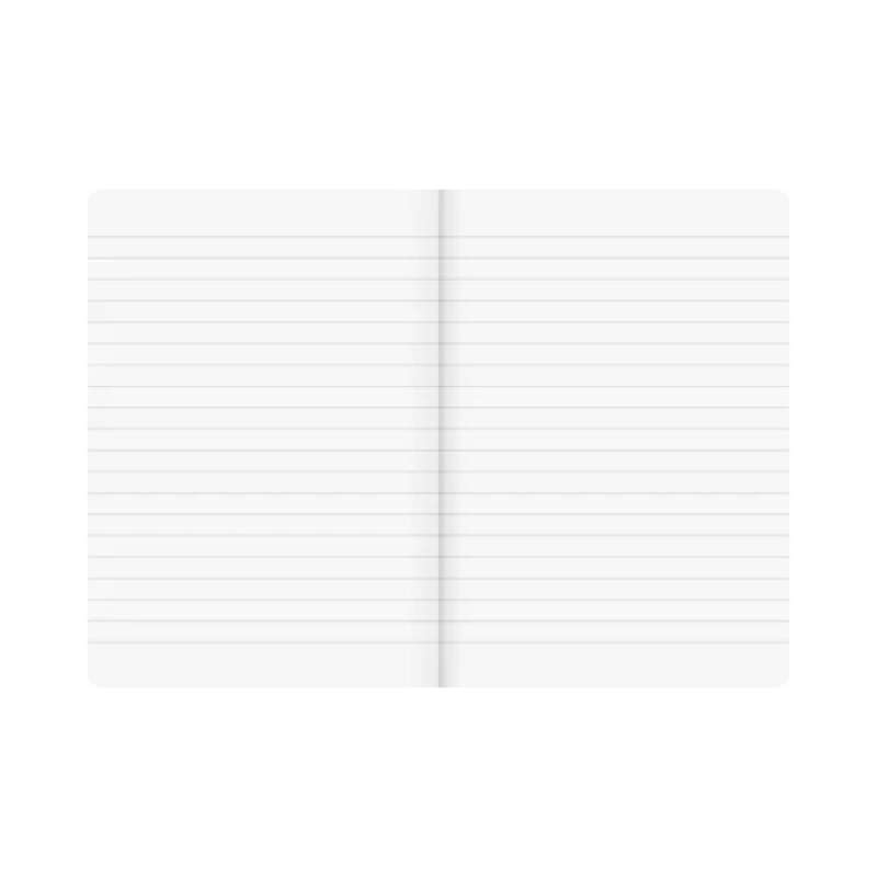 BRUNNEN Notizbuch Premium FACT!plus Kladde - A4, A5 und A6 - in verschiedenen Farben - A5, liniert, schwarz - innen