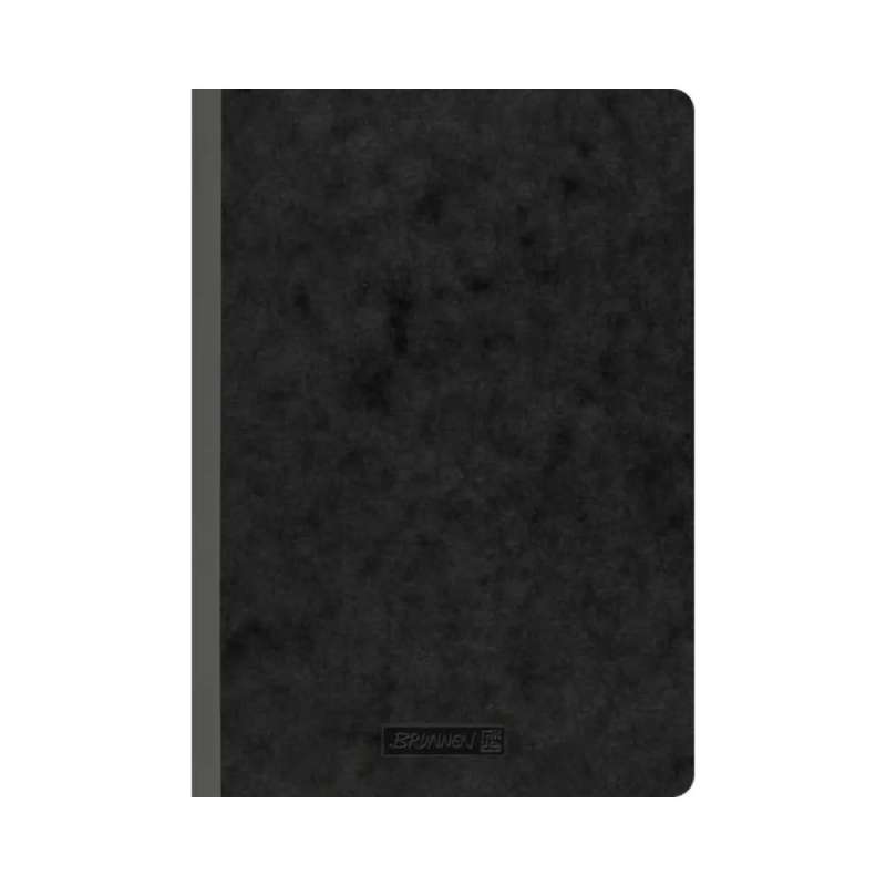BRUNNEN Notizbuch Premium FACT!plus Kladde - A4, A5 und A6 - in verschiedenen Farben - A5, unliniert, schwarz