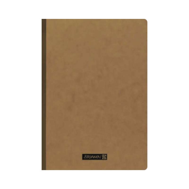 BRUNNEN Notizbuch Premium FACT!plus Kladde - A4, A5 und A6 - in verschiedenen Farben - A4, punktiert, braun