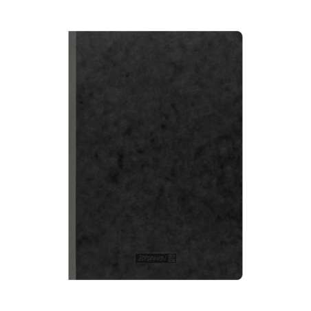 BRUNNEN Notizbuch Premium FACT!plus Kladde - A4, A5 und A6 - in verschiedenen Farben - A4, kariert, schwarz