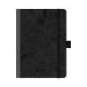 BRUNNEN Notizbuch Premium FACT!plus Kladde - A4, A5 und A6 - A6, unliniert, Gummizugverschluss, schwarz