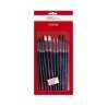 BRUNNEN 5er und 12er Pinsel-Set ErgoLine - 12er Set Packung