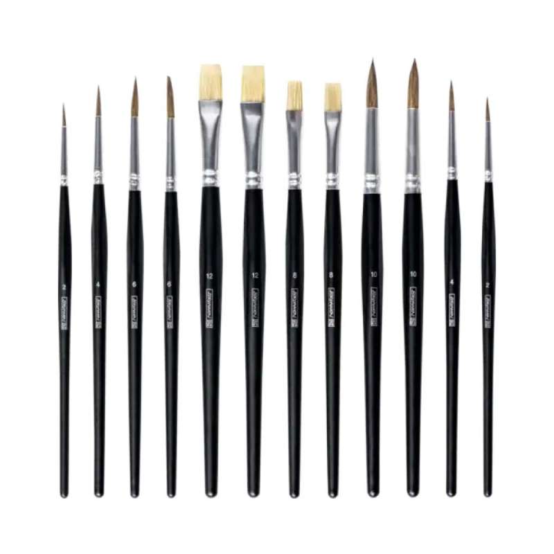 BRUNNEN 5er und 12er Pinsel-Set ErgoLine - 12er Set