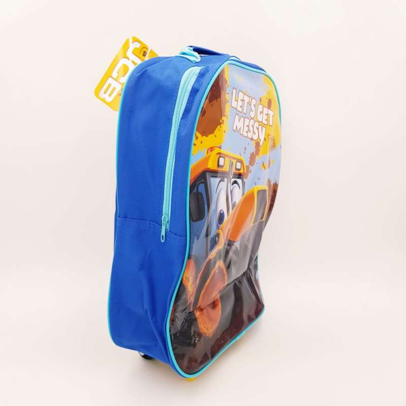 JCB KD Kinder-Trolley "Let's get messy" seitlich