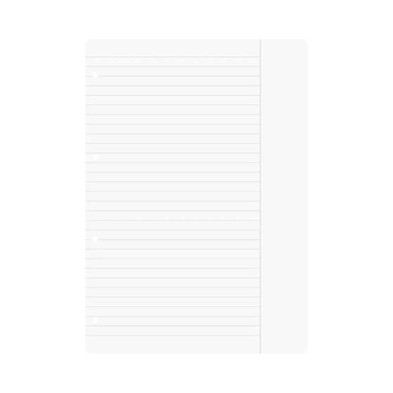 BRUNNEN Ringbucheinlagen in A4, A5, A6 und A7 / 20-, 50- und 100-Blatt - A4 | liniert mit Rand, weiß, 50 Blatt - Blatt