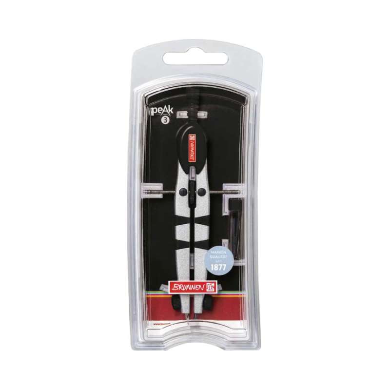 Schnellverstellzirkel Peak 3, 4 und 5 - von Ø 310 mm bis Ø 370 mm - Peak 3 | Ø 310 mm, schwarz - Packung