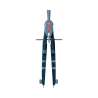Schnellverstellzirkel Peak 3, 4 und 5 - von Ø 310 mm bis Ø 370 mm - Peak 4 Colour Code | Ø 370 mm, denim