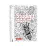 BRUNNEN Collegeblock Premium Student - 80 Blatt - verschiedene Lineaturen - Biene - punktiert