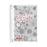 BRUNNEN Collegeblock Premium Student - 80 Blatt - verschiedene Lineaturen - Floral - Lineatur 28