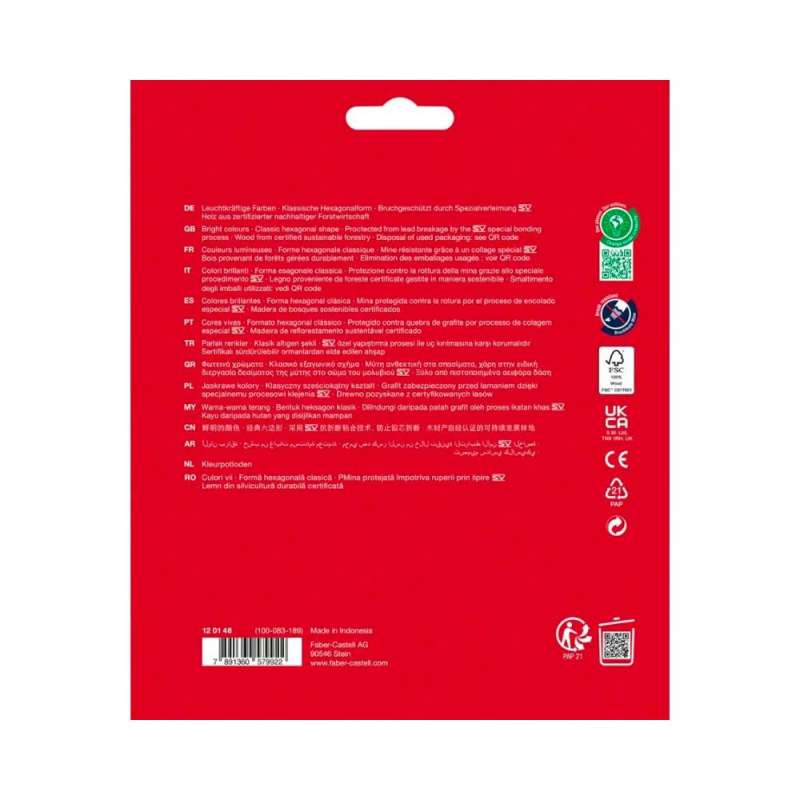 FABER-CASTELL Buntstifte Classic Colour 48er Set hinten