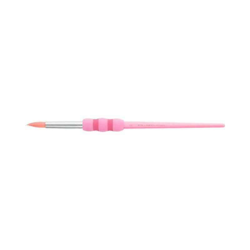 FABER-CASTELL Haarpinselset-Schulpinsel - 4er Set - pastell - rosa