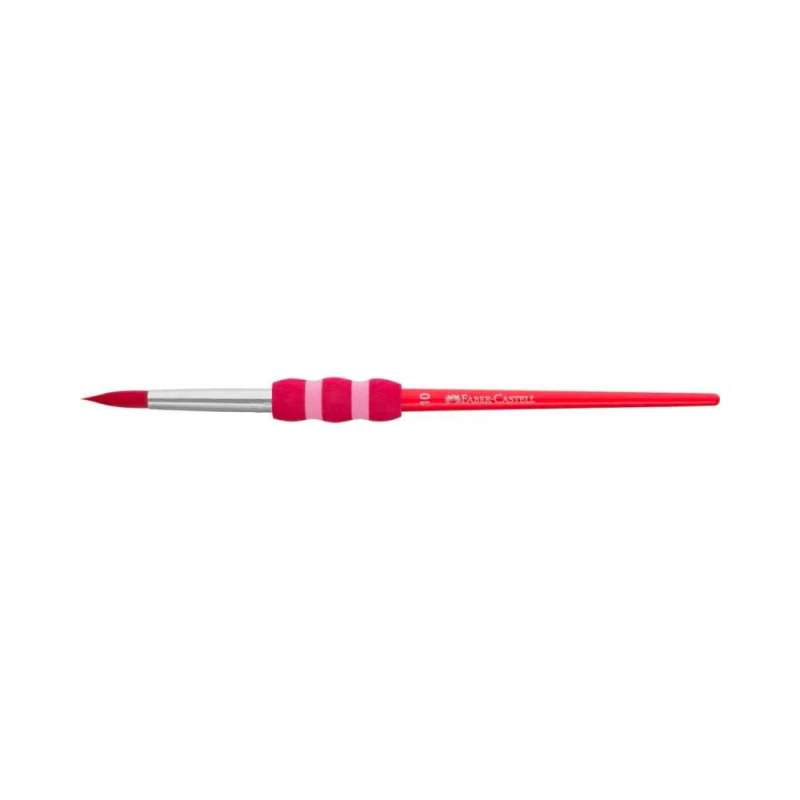 FABER-CASTELL Haarpinselset-Schulpinsel - 4er Set - standard - rot