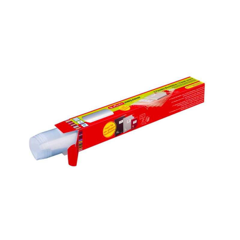 HERLITZ Buchschoner - Buchumschlag - 5-Stück - offen