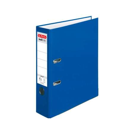 HERLITZ Ordner maX.file protect - in verschiedenen Größen und vielen Farben - protect, A4, 80mm, blau