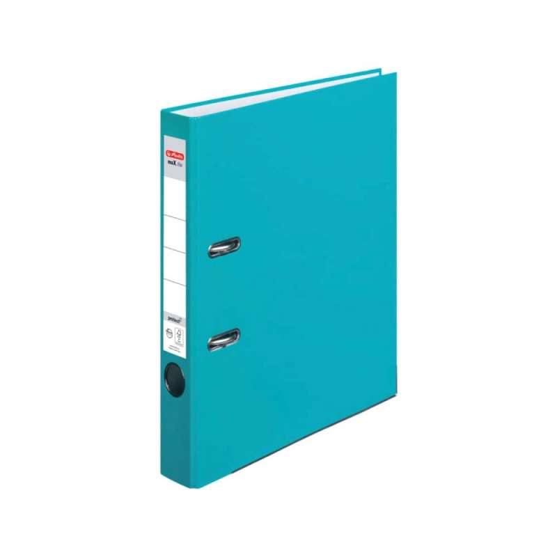 HERLITZ Ordner maX.file protect - in verschiedenen Größen und vielen Farben - protect, A4, 50mm, türkis